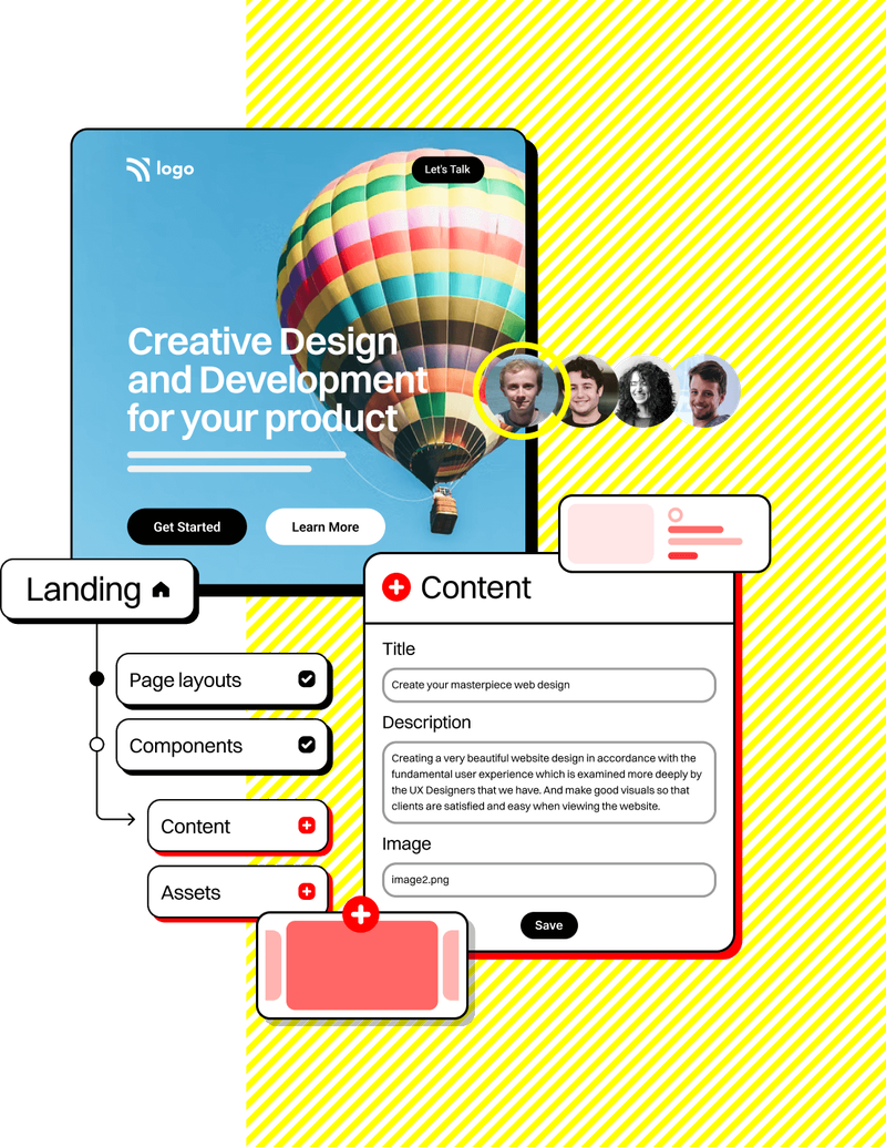 Beautiful & customizable experiences